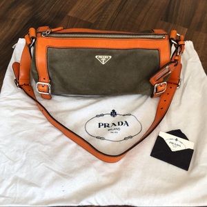 Prada cylinder bag